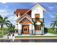 Cập nhật nhanh mẫu nhà 2 tầng 8x10m hiện đại, trẻ trung