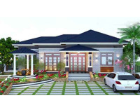 Ngắm nhìn mẫu biệt thự 1 tầng có 5 phòng ngủ đẹp hớp hồn