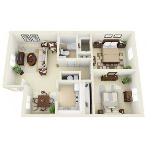 Thiết kế nội thất nhà cấp 4 50m2 và những thông tin lưu ý