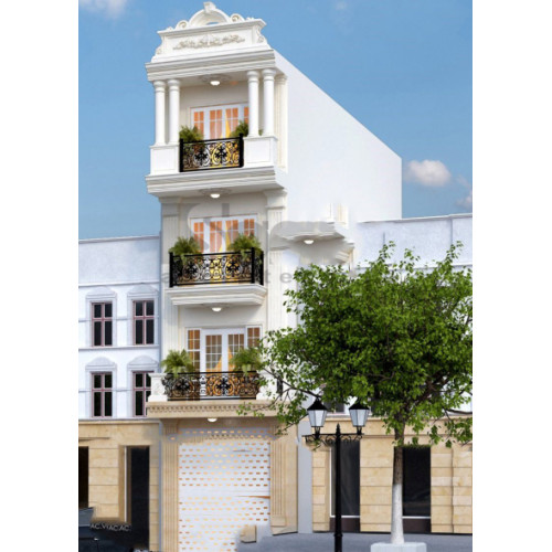 Tư vấn thiết kế mẫu nhà 4 tầng tân cổ điển đẹp nhất hiện nay