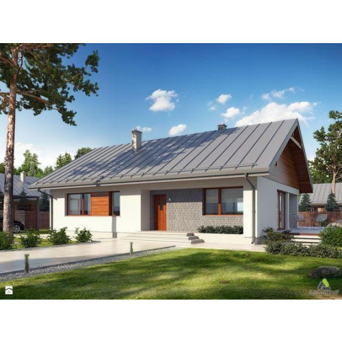 Mẫu nhà ống 1 tầng 4 phòng ngủ khang trang | thiết kế xây dựng