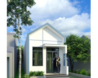 Thiết kế nhà ống 1 tầng 40m2 | Mẫu nhà đẹp tháng 10 