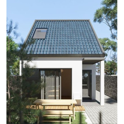 Mẫu nhà ống 1 tầng 400 triệu 2 phòng ngủ tiết kiệm chi phí xây dựng