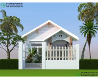 Bản vẽ thiết kế mẫu nhà cấp 4 mái tôn 6x15m diện tích 90m2