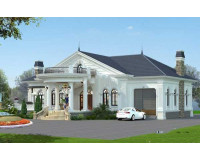 Chiêm ngưỡng mẫu biệt thự 1 tầng tân cổ điển đẹp nhất 2024