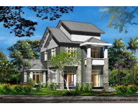 Ấn tượng với mẫu biệt thự 2 tầng mái thái hiện đại 7.2x17m