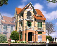 Bản vẽ thiết kế biệt thự 3 tầng mái thái đẹp diện tích 12x20m