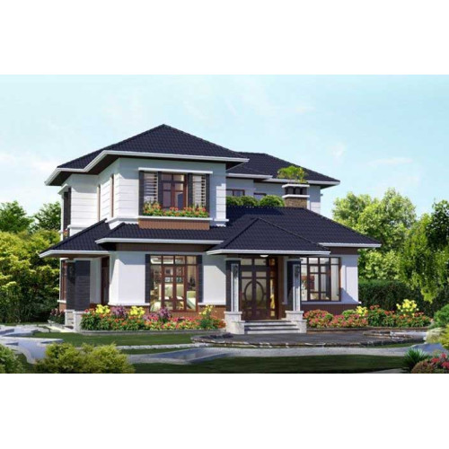 Mẫu biệt thự nhà vườn 2 tầng đẹp trên diện tích 168m2