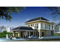 Bắt mắt với mẫu biệt thự nhà vườn 2 tầng mái thái đẹp