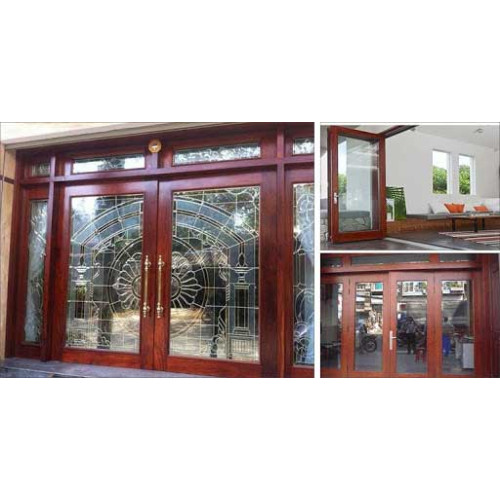 Điểm danh mẫu cửa gỗ kính cường lực sang trọng nhất hiện nay