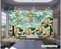 Mẫu gạch ốp tường phòng khách 3D cho không gian thêm ấn tượng