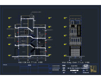 Free download 10 bản vẽ autocad nhà 1 trệt 3 lầu đẹp 2024