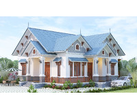 Top 15 gợi ý những mẫu trần thạch cao cho nhà mái thái