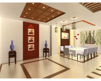 Những mẫu trần thạch cao kết hợp gỗ làm say đắm lòng người