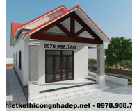 Chiêm ngưỡng mẫu nhà cấp 4 mái thái diện tích 7x14m