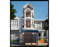 Tham khảo mẫu nhà ống 3 tầng mặt tiền 4m phong cách Tân Cổ Điển