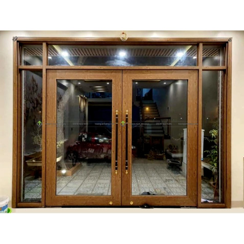 Gợi ý một số mẫu cửa kính cường lực khung gỗ được ưa chuộng