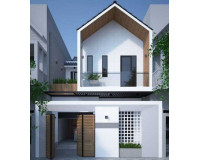 Mẫu nhà 1 trệt 1 lầu đẹp nhất 2024 với nhiều thiết kế mới