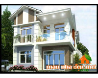 Mẫu thiết kế nhà vườn 2 tầng ở nông thôn phong cách mái thái