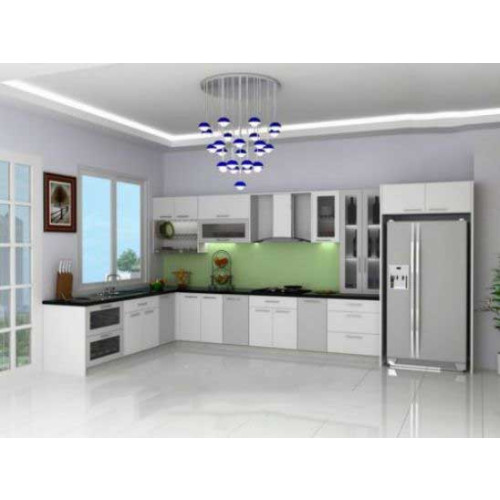 Mẫu tủ bếp nhôm kính đẹp nhất 2024 đa dạng kiểu dáng