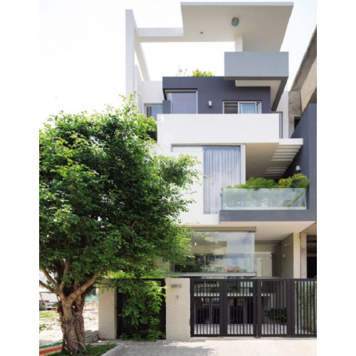 Mẫu nhà 1 trệt 2 lầu 1 sân thượng thiết kế đang được ưa chuộng