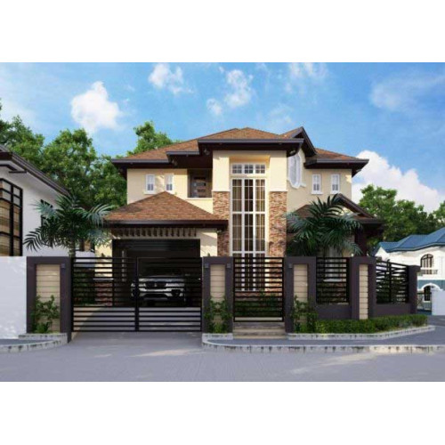 Mẫu nhà 2 tầng 2 mặt tiền đẹp được nhiều người quan tâm 