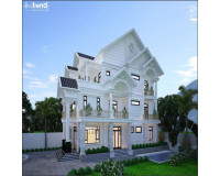 Mẫu thiết kế nhà 3 tầng 2 mặt tiền 7x12m đẹp lung linh