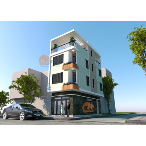 Mẫu nhà 4 tầng 4x10m diện tích nhỏ nhưng công năng tiện nghi