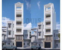 Cách tính chi phí xây nhà 7 tầng 60m2 khoảng bao nhiêu tiền?