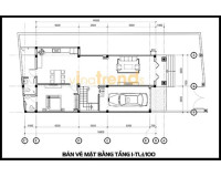 Mẫu thiết kế biệt thự 3 tầng mặt tiền 7m phong cách Tân Cổ Điển Pháp