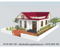 Tham khảo mẫu nhà cấp 4 giá rẻ có 3 phòng ngủ tiện nghi