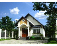 Mẫu nhà cấp 4 diện tích 7x20m kiểu mái thái đẹp