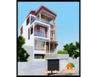 Mẫu nhà phố 3 tầng 1 tum mặt tiền 6m hiện đại – phong cách - ấn tượng