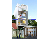 Chia sẻ bản vẽ thiết kế nhà phố 4 tầng mặt tiền 4m