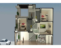 Chi phí xây nhà ống lệch tầng hết bao nhiêu tiền?