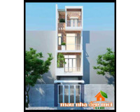 Mẫu nhà ống 3 tầng 4x12m kết hợp nội thất sang trọng