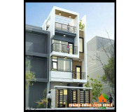 Mẫu nhà phố 3 tầng mặt tiền 5m có 4 phòng ngủ