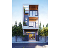 Thiết kế mẫu nhà phố 90m sở hữu không gian tiện nghi, hiện đại