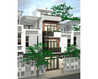 Top mẫu nhà phố 1 trệt 1 lửng 2 lầu đẹp nhất hiện nay