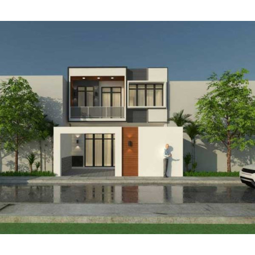 Các mẫu nhà 1 trệt 1 lầu 6x20m phong cách độc đáo