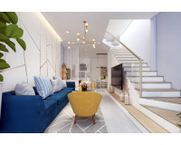 Mẫu phòng khách nhà ống 3m mang đến không gian cuốn hút