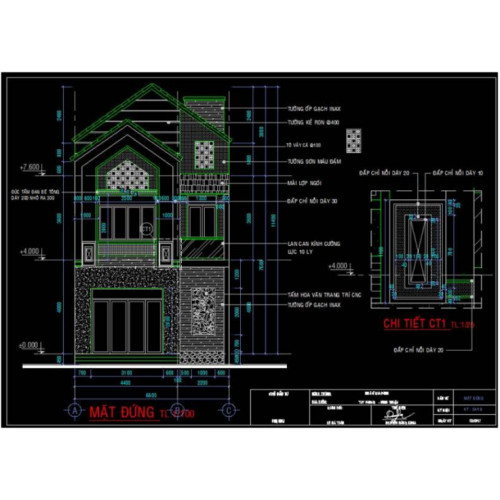 Mẫu nhà vườn 2 tầng kiểu nhật bản mới năm 2024