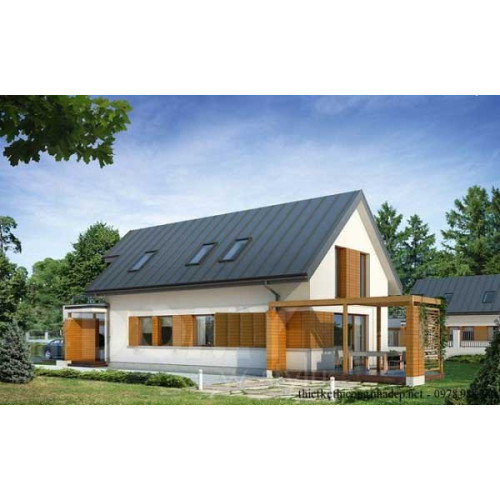 Thiết kế nội thất nhà cấp 4 có gác lửng khung cốt thép