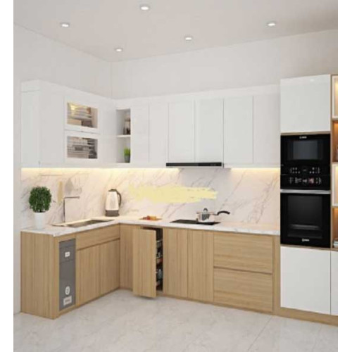 15 Các mẫu tủ bếp hình chữ l đẹp đón đầu xu hướng thời đại