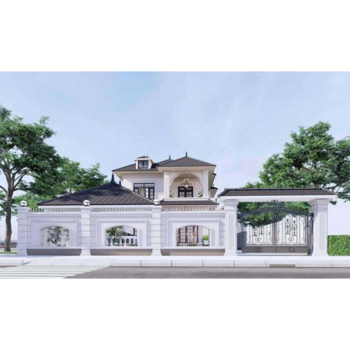 15 mẫu nhà 2 tầng phong cách châu âu đẹp nhất 2024