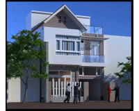 Mách bạn những mẫu nhà phố 2 tầng mái thái đẹp nhất hiện nay