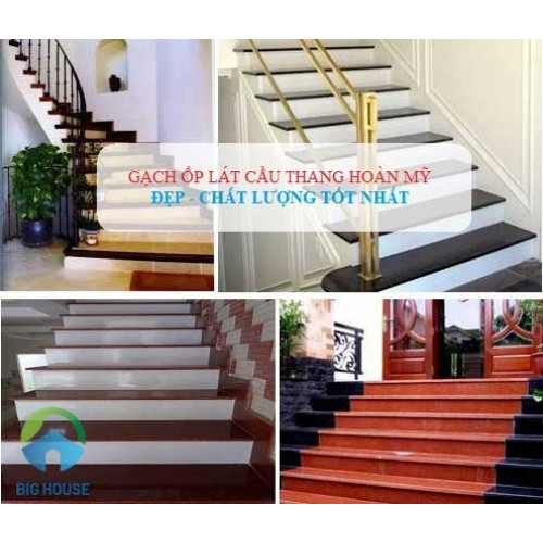 Mẫu gạch lát bậc cầu thang độc đáo và đa dạng mẫu mã 