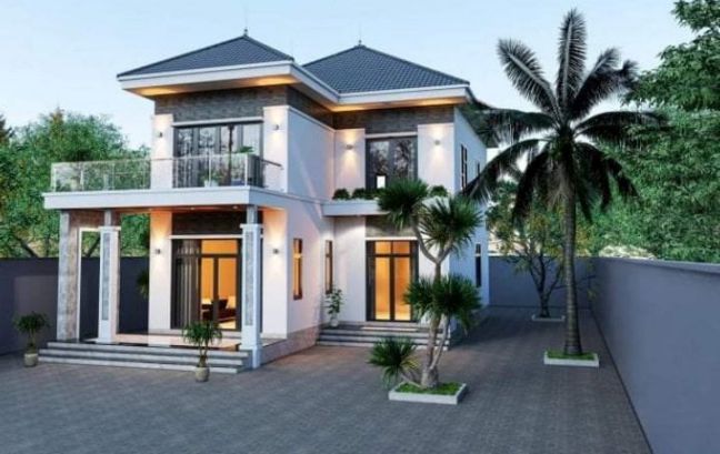 chi tiết chi phí xây nhà 2 tầng tại Thừa Thiên Huế