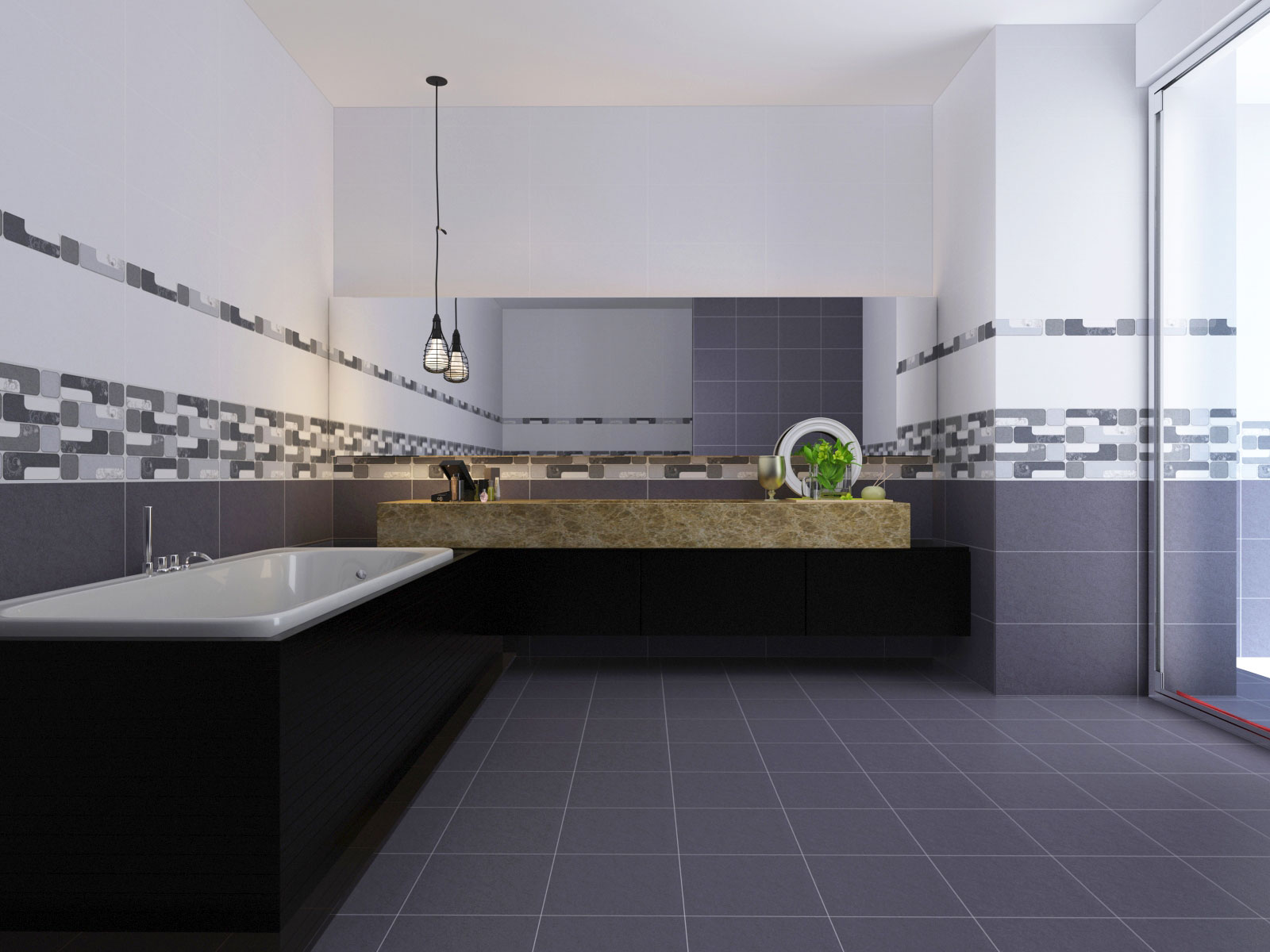 Giới thiệu một vài mẫu gạch lát nền nhà tắm Viglacera hot hiện nay