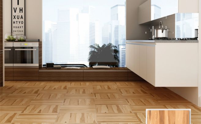 gạch lát nền giả gỗ